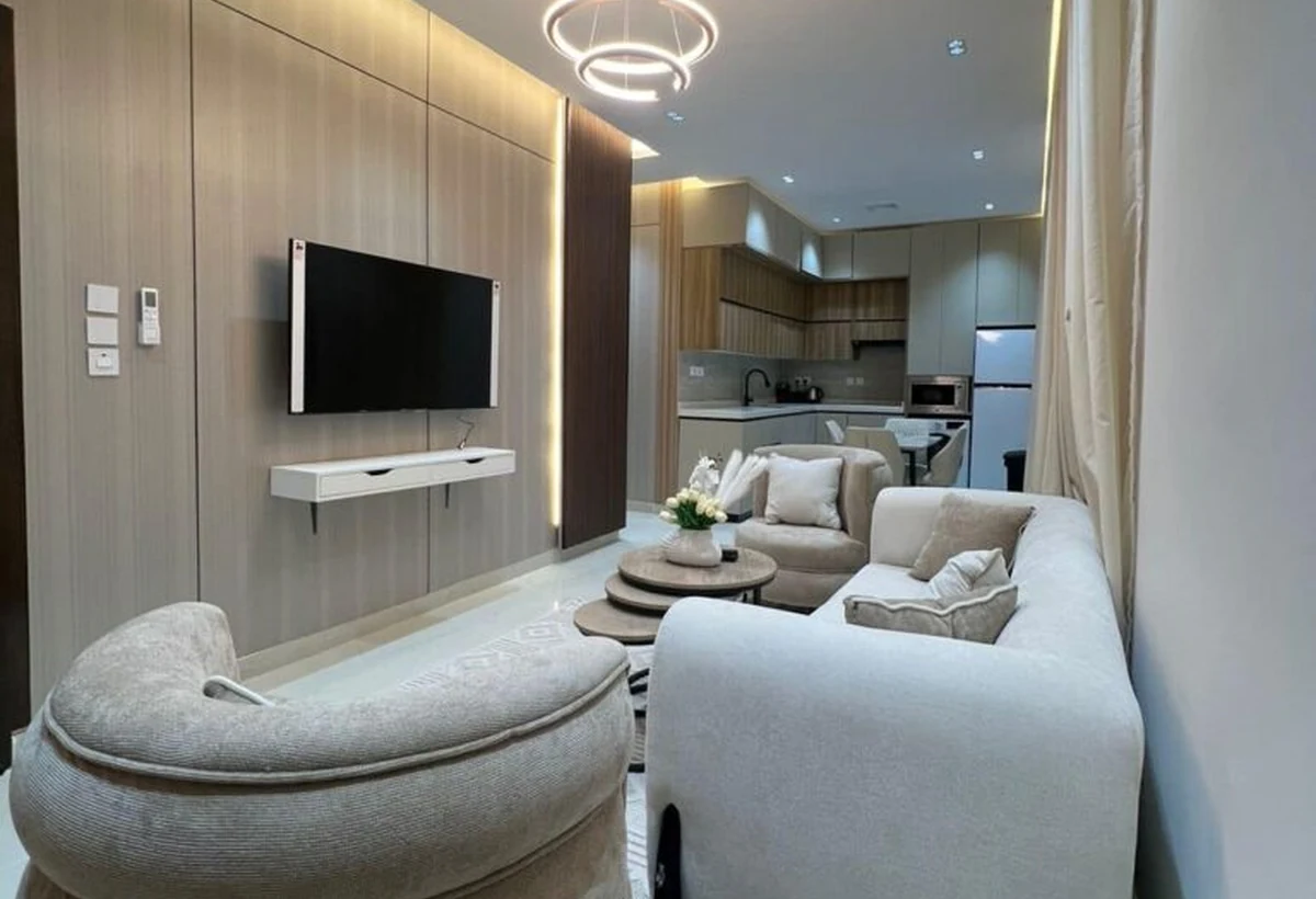 Living room at Najla Residence apartment 10B