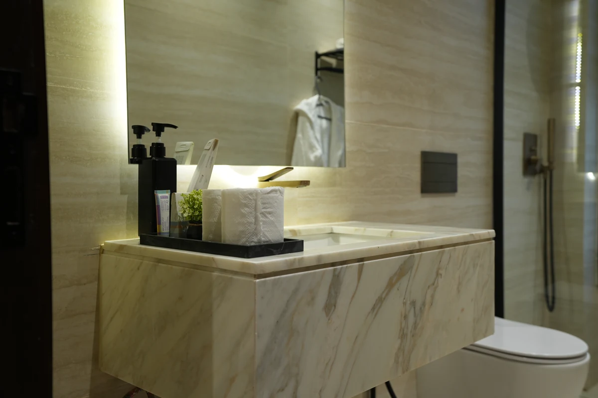 Prepared kitchen in Najla Residence apartment 4A