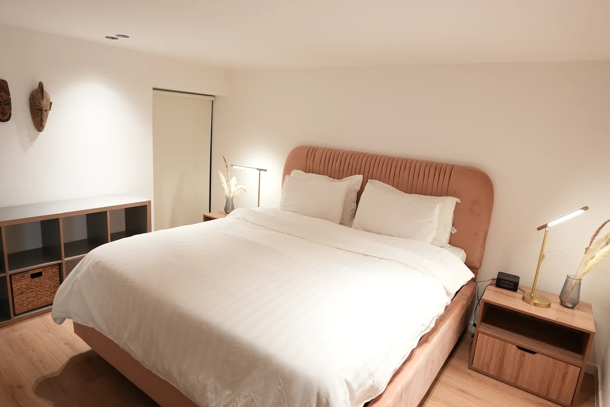 Prepared bedroom in Najla Residence apartment 111A